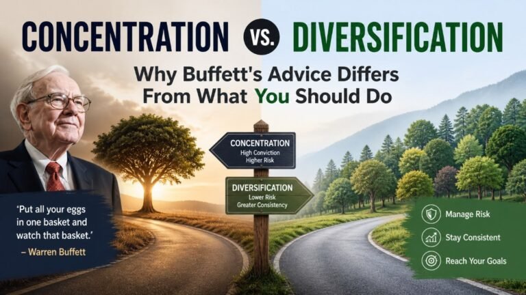 Concentration vs. Diversification: Why Buffett’s Advice Differs From What You Should Do