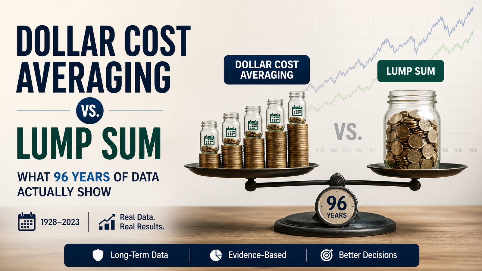 Dollar Cost Averaging vs. Lump Sum: What 96 Years of Data Actually Show