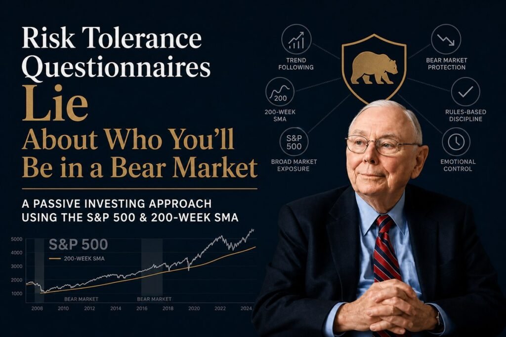 Risk Tolerance Questionnaires Lie About Who You’ll Be in a Bear Market