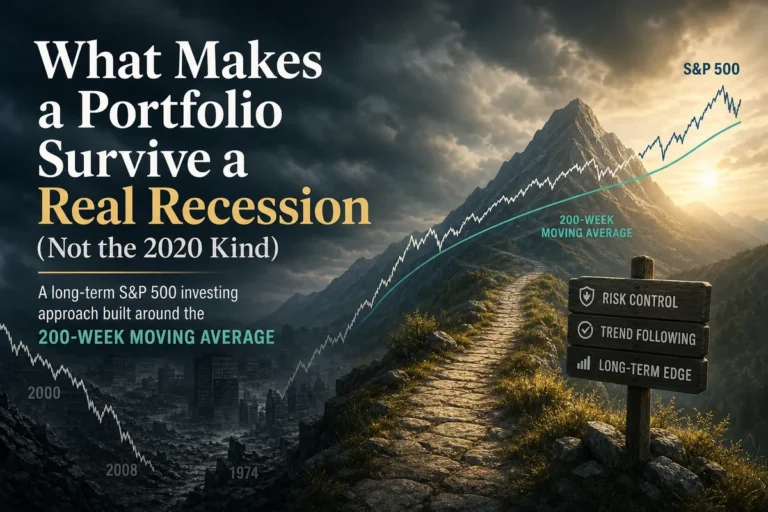 What Makes a Portfolio Survive a Real Recession (Not the 2020 Kind)